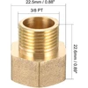 Sourcing map tvirtinimo adapteris 3/8 pt išorinis x 1/2 pt vidinė jungtis žalvariniai vamzdžiai