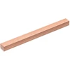 Sourcing map varinė plokščia juosta, 0.39 colio storio x 0.39 colio pločio x 5.91 colio ilgio varinis strypas guolio plokštė elektrai (10 mm x 10 mm x 150 mm)