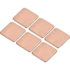 Sourcing map varinis šilumos laidumo padėklas 15mm x 15mm x 1.2mm, skirtas elektroninių lustų aušinimui, 6 vnt.