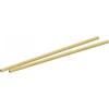 Sourcing map žalvarinis apvalus vamzdis 2.5 mm išorinis skersmuo 0.5 mm sienelės storis 100 mm ilgio vamzdžio žarna, 2 vnt.