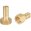 Sourcing map žalvarinis spygliuotas vamzdžio kištuko adapteris 10 mm spygliuotas x 1/4 colio g lizdo vamzdis, 2 vnt.