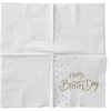 Sovie Horeca Servetėlės "happy Birthday" (taškai) Šventės vakarėliui 33 x 33 cm, 100 vnt.