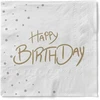 Sovie Horeca Servetėlės "happy Birthday" (taškai) Šventės vakarėliui 33 x 33 cm, 100 vnt.