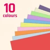 Spalvotas popierius 120gsm, 100 lapų, A5 formatas