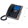 Spc Office Pro stacionarus telefonas su dideliu apšviestu ekranu, maitinamas baterijomis, 7 atminties lizdai, skambintojo Id ir laisvų rankų įranga - juodas, 124641
