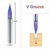 Spetool graviravimo freza, 6 mm kotas, 30 laipsnių V formos griovelio freza, rašymo freza, medienos 0,2 mm antgalis, kietmetalio graviravimo šlifuoklis su Tac danga, medienos freza maršrutizatoriui, 2d 3d Cnc freza, graviravimo antgalis