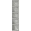 Spintelės kompaktiniam diskam, 2vnt., pilkos, 21x16x93,5cm, MDP