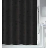 Spirella Peleninis užuolaida nuo pelėsio, antibakterinė, skalbiama, vandeniui atspari, poliesteris, 180 x 200 cm, juoda, Georges Noir, 180 x 200 cm