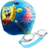 Spongebob Squarepants plaukimo kepuraitė ir akiniai nuo uv spindulių vaikų rinkinys - plaukimo reikmenys