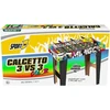 Sport1 mini futbolo vartai su kojelėmis, skirti žaisti patalpose - futbolas patalpose - mdf stalo futbolas - dydis 69 x 37 x 65 cm - 6 kortelių skirtukai - rezultatai ir kamuoliai įtraukti, įvairių spalvų