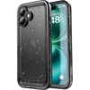 Sportlink dėklas, skirtas iphone 16, atsparus vandeniui - 360 laipsnių apsauginis dėklas lauke, kameros apsauga, ekrano apsauga [kameros valdymas] [ip68 atsparus vandeniui] [6ft smūgiams atsparus kietas dėklas] armour dėklas, juodas, 6.1