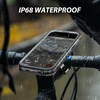 Sportlink telefono laikiklis dviračiui, skirtas iphone 15 plus - aliuminio telefono laikiklis motociklui [360° reguliuojamas/pilna apsauga] lauko telefono laikiklis dviračio telefono laikiklis ant vairo