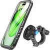 Sportlink telefono laikiklis dviračiui, skirtas iphone 15 plus - aliuminio telefono laikiklis motociklui [360° reguliuojamas/pilna apsauga] lauko telefono laikiklis dviračio telefono laikiklis ant vairo
