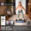 Sportstech 4d vibracinė platforma namams, vp400 ir svibe, vokiškos kokybės prekės ženklas, išmanusis led, treniruočių juostos ir virvės