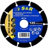 S&R Deimantinis pjovimo diskas 125 mm medienai, vinims, Pvc, gipso kartono plokštėms