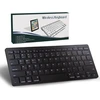 Srayg belaidė bluetooth mini klaviatūra Azerty prancūzų kalba, lengva, tyli, kompaktiška, itin plona, nešiojama, skirta Mac, Ipad, planšetiniam kompiuteriui, telefonui, Ios, Android, Chrome, Windows, juoda