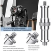 Sriegių stovų įtempimo varžtai, 4 vnt. sriegių adapterių rinkinys, adapterio kaiščio kištukas, blykstės trikojo varžtas, įtempimo varžtas, šviesos stovo priedai, kameros trikojo laikiklis, varžto šviesos varžto adapteris