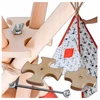 Stabilizatorius Tipi Wigwam Teepee palapinei, mediena, pagaminta Lenkijoje