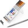 Staedtler 334 Triplus Fineliner Superfine plonas rašiklis 0.3 mm (6 vnt.) (sepijos pilka)