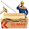 Staliaus medvaržčiai medienai 6x240 lėkšteliniai torx 100vnt Wkcp-06240 Klimas