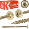 Staliaus sraigtai 10x280 mm 25 vnt. medienai Talerzowe Torx Klimas Wkcp