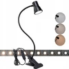 Stalinis šviestuvas su spaustuku, lankstus 360° 24 Led 3 spalvų režimai, akių apsauga, Usb