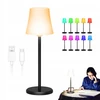 Stalinis šviestuvas usb rgb atsparus vandeniui su nustatymų atmintimi ir ryškumo reguliavimu