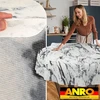 Staltiesės audinys, plaunama staltiesė, lengvai prižiūrima staltiesė su lotoso efektu, atspari purvui ir vandeniui, skirta naudoti viduje ir lauke, apvali 140 cm, cutting edge marble juodas