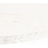 Stalviršis, baltas, 80x40x2,5cm, pušies masyvas, ovalus