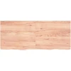 Stalviršis, šviesiai rudas, 120x50x(2-4) cm, medienos masyvas