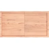 Stalviršis, šviesiai rudas, 120x60x(2-6) cm, medienos masyvas