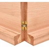 Stalviršis, šviesiai rudas, 120x60x(2-6) cm, medienos masyvas