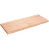 Stalviršis, šviesiai rudas, 140x60x(2-6) cm, medienos masyvas