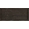 Stalviršis, tamsiai ruda, 100x40x(2-6) cm, medienos masyvas