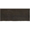 Stalviršis, tamsiai rudas, 120x50x(2-4) cm, ąžuolo masyvas