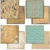 Stamperia Sbbl101 scrapbooking bloknotas, 10 lapų, 30,5 x 30,5 cm (12 x 12 colių), maxi background selection-klimt, popierius, įvairiaspalvis, 30,5 x 30,5 cm (12 x 12 colių)
