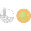 Stanzenshop Lighthouse Sea Round Frame Cutting Dies Stencils Scrapbooking Card Making Diy Embossing Stencils
