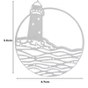 Stanzenshop Lighthouse Sea Round Frame Cutting Dies Stencils Scrapbooking Card Making Diy Embossing Stencils