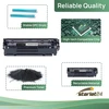 Starlet24 2 x 12a Q2612a suderinamas toneris su hp q2612a 12a, skirtas hp laserjet 1010 1012 1015 1018 1020 1022 1022n 1022nw 3015 3020 3030 3050 3052 3055 m1005 m1319 m1319f, juodas