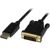 Startech 0,9 m Displayport į Dvi aktyvus adapterio konverterio kabelis - juodas