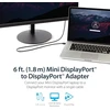 Startech Mini Displayport į Displayport kabelis, 2m, M/m, juodas