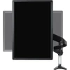 Monitorius Startech.com Stalinis monitoriaus laikiklis, monitoriaus laikiklis Vesa 32"/49" itin plataus ekrano 8kg, vieno monitoriaus laikiklis, reguliuojamas aukštis / lankstus, C spaustukas arba varžtas (armpivote2)