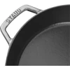 Staub keptuvė su dviem rankenomis, skirta indukcinei viryklei, iš ketaus, 1 vnt., grafito pilka, 20 cm