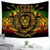 Stcree rasta rastafari gobelenas didelis 203x152 cm minkštas flanelinis liūto karūnos vėliavos hipių meno sienų apmušalas svetainės miegamojo dekoravimo reklaminis skydelis gtzyfs635