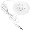 Kompiuterio kolonėlės Stereo garsiakalbis pagalvei, 3.5 mm jungtis, Hi-fi mini garsiakalbis (baltas)
