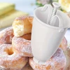 Stgbcst nešiojamas spurgų gaminimo aparatas, spurgų pjaustytuvas, kepimo įrankis, plastikinis tešlos dozatorius, "pasidaryk pats" keptų spurgų forma virtuvės pyragams gaminti