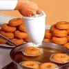 Stgbcst nešiojamas spurgų gaminimo aparatas, spurgų pjaustytuvas, kepimo įrankis, plastikinis tešlos dozatorius, "pasidaryk pats" keptų spurgų forma virtuvės pyragams gaminti