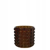 Stiklinė ruda žvakidė 6,5x7cm tealight žvakėms