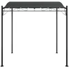 Stoginė, antracito spalvos, 2x2,3m, audinys ir plienas, 180g/m²