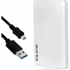 Storite išorinis kietasis diskas Ultra Slim 2.5 colio 200gb su greitu duomenų perdavimu Usb 2.0 kietasis diskas, suderinamas su Pc, Mac, Windows, žaidimais, nešiojamuoju ir stacionariu kompiuteriu (baltas)